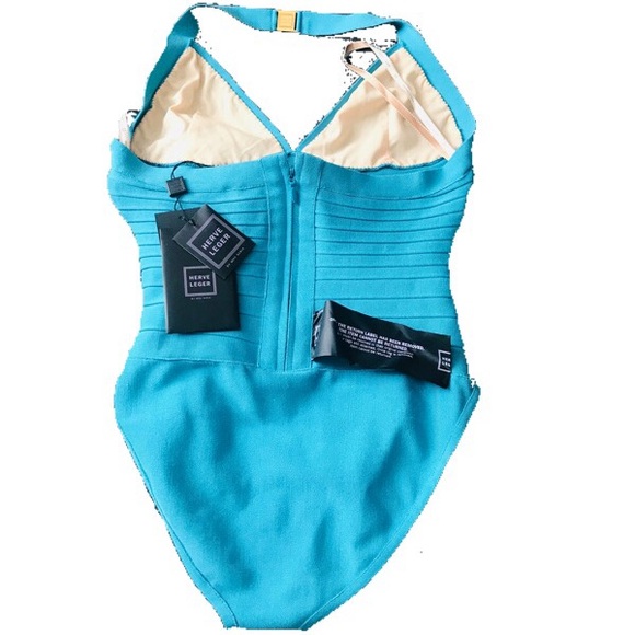 NWT 💯Herve Leger💖 Acqua Swimsuit (M)🙌🏼 - Picture 2 of 3